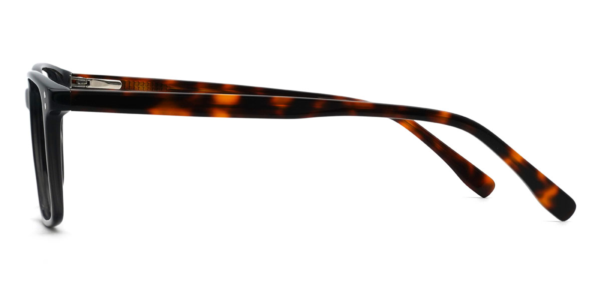 Deep Grey Franz Glasses - Rectangle Glasses