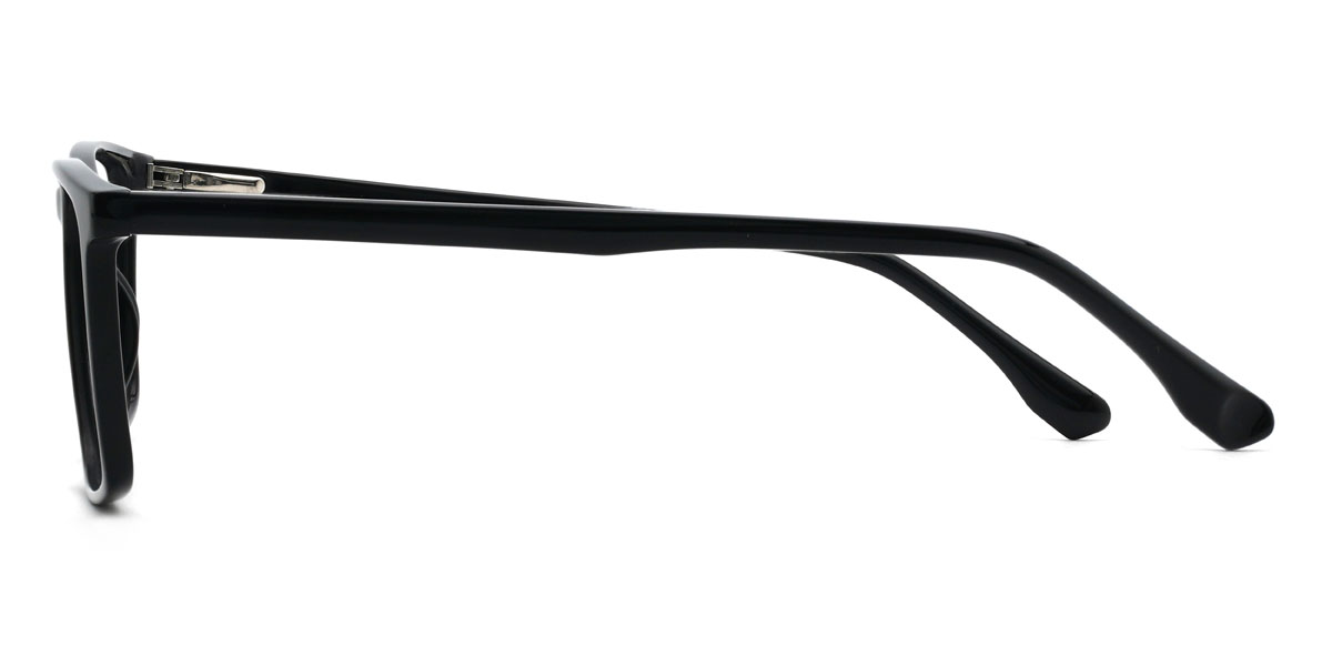 Black Jimmie Glasses - Rectangle Glasses