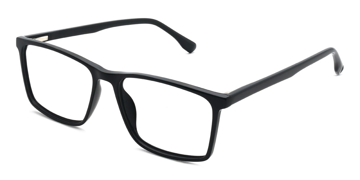 Black Jimmie Glasses - Rectangle Glasses