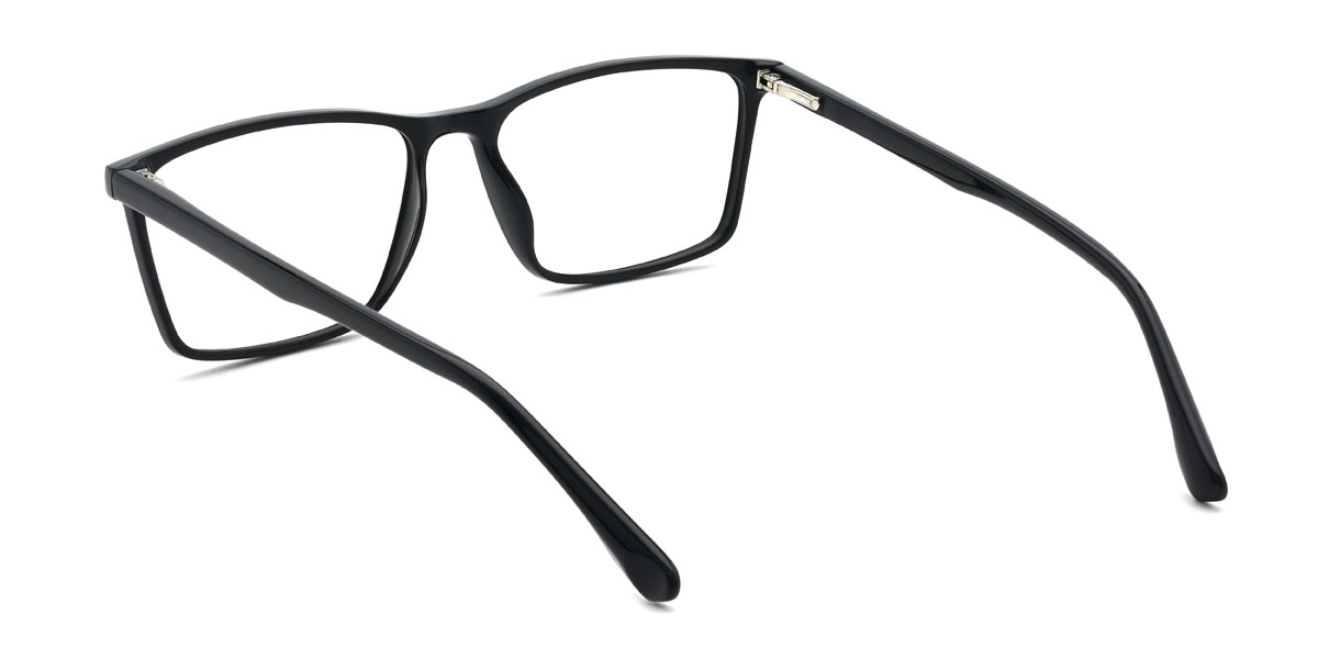 Black Jimmie Glasses - Rectangle Glasses
