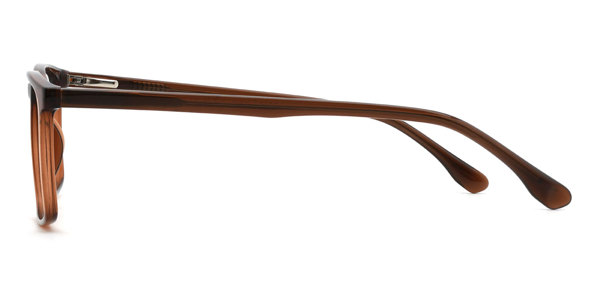Brown Jimmie Glasses - Rectangle Glasses