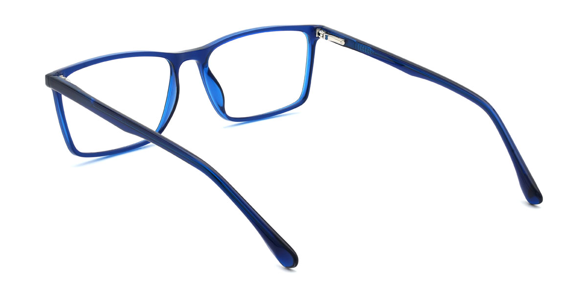 Blue Jimmie Glasses - Rectangle Glasses
