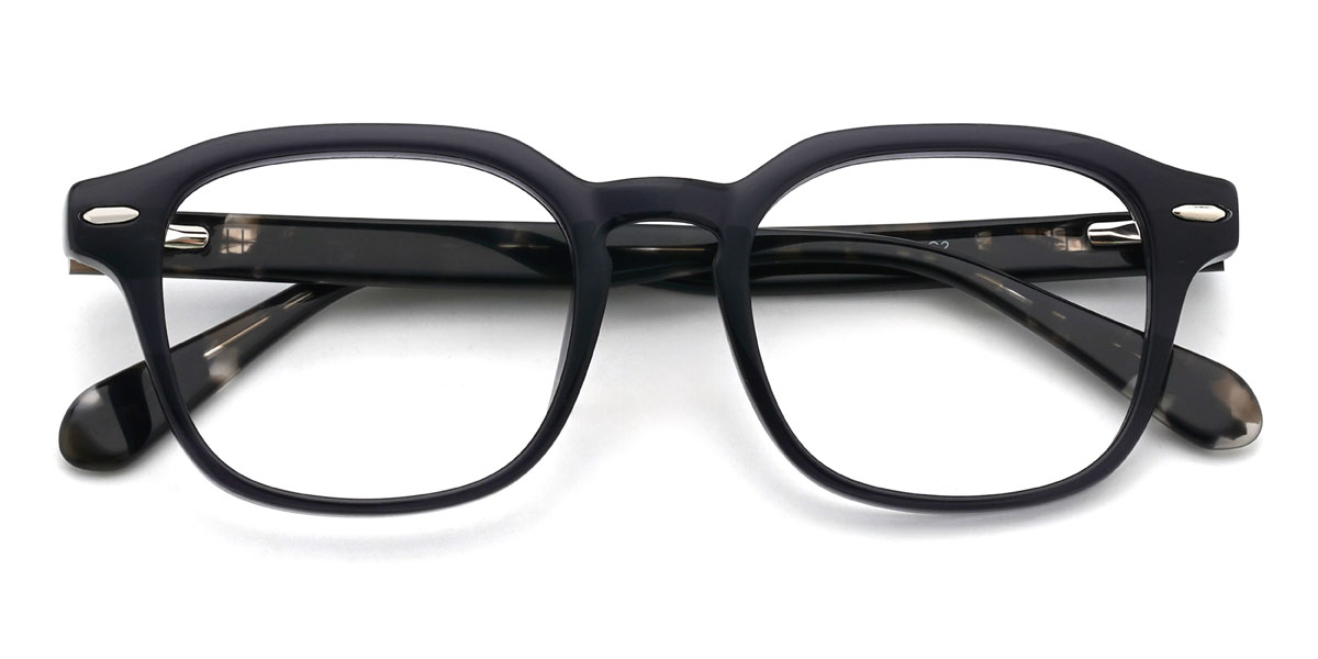 Deep Grey Orrin Glasses - Rectangle Glasses