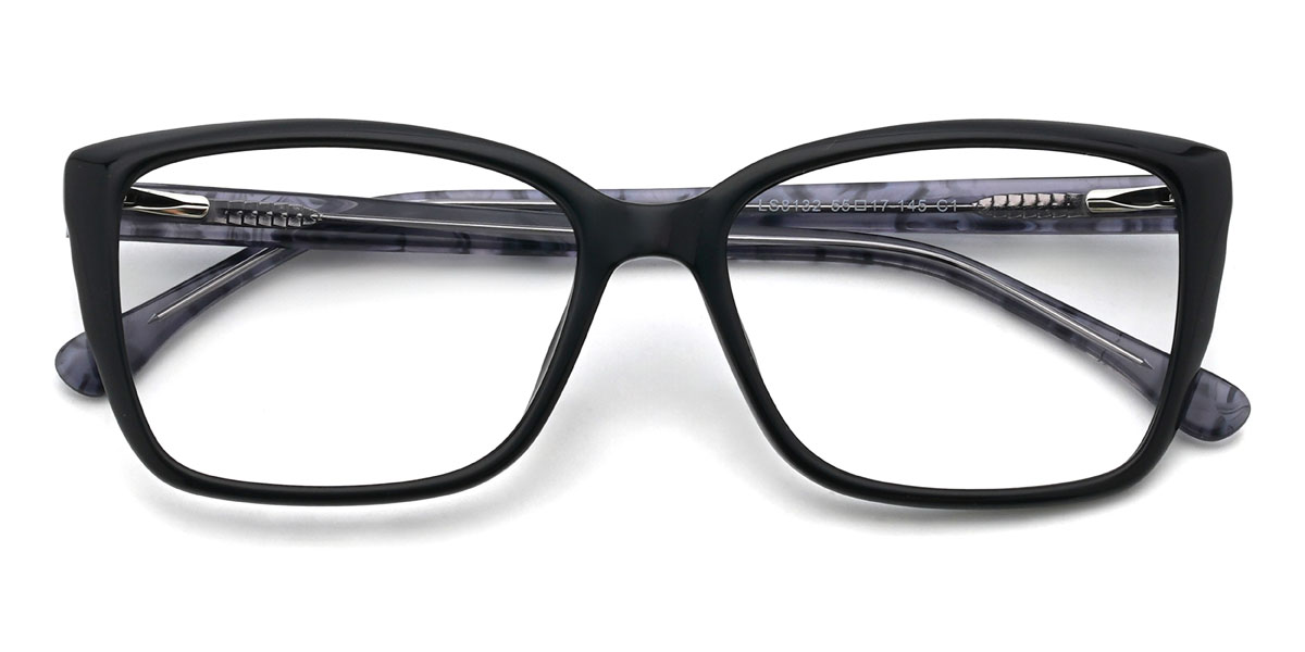 Black Nandi Glasses - Round Glasses