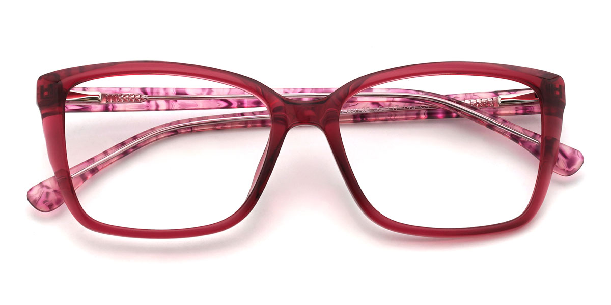 Red Nandi Glasses - Round Glasses