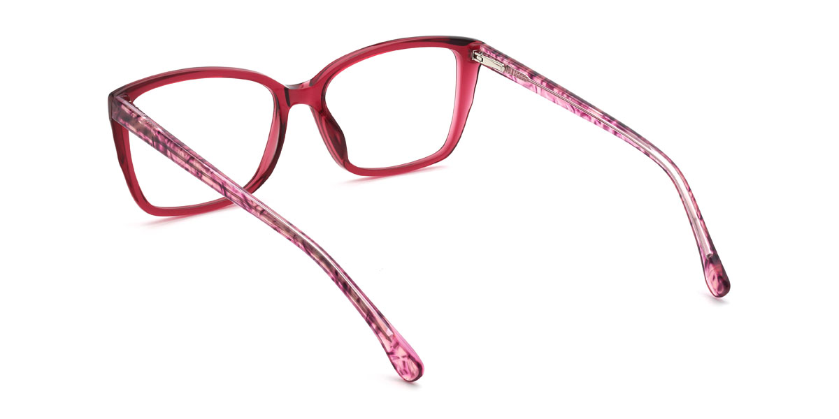 Red Nandi Glasses - Round Glasses