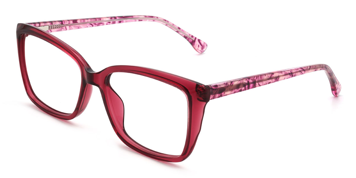 Red Nandi Glasses - Round Glasses