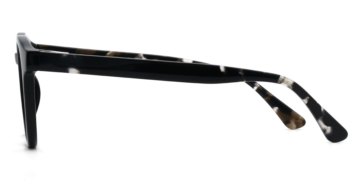 Black Abhay Glasses - Oval Glasses