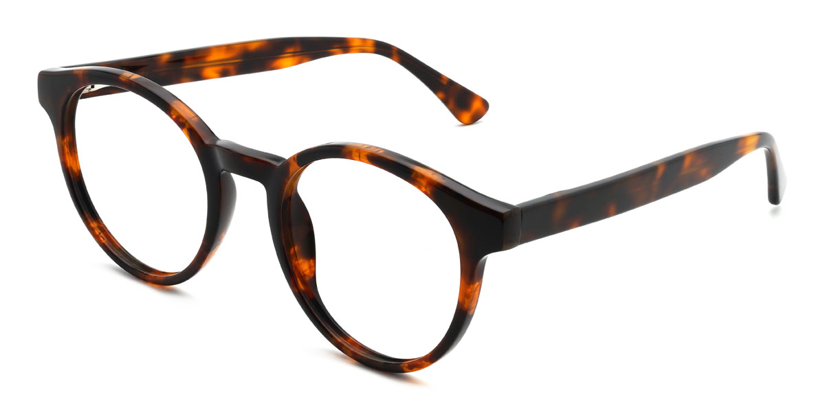 Tortoiseshell Abhay Glasses - Oval Glasses