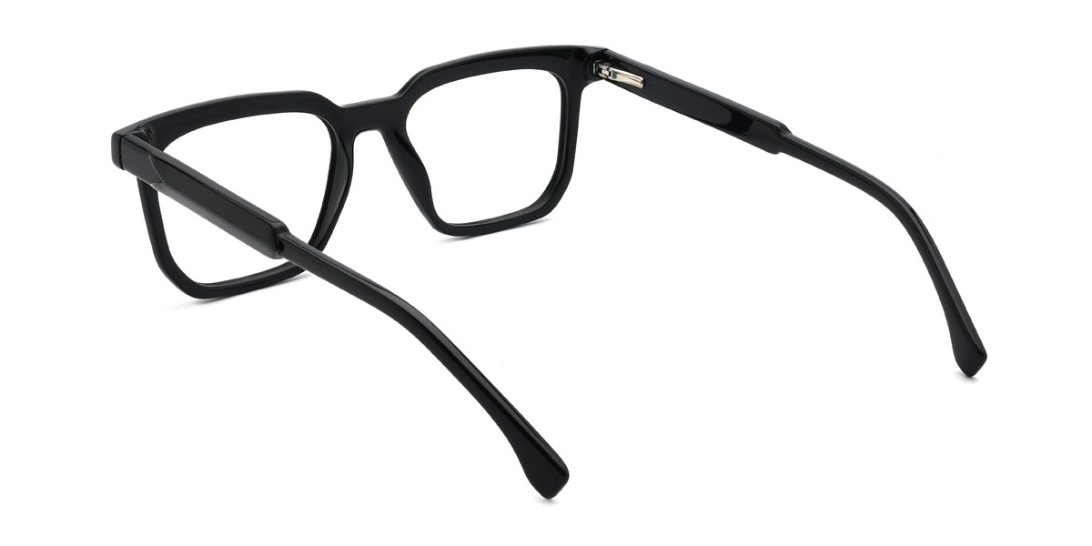 Black Fahd Glasses - Rectangle Glasses