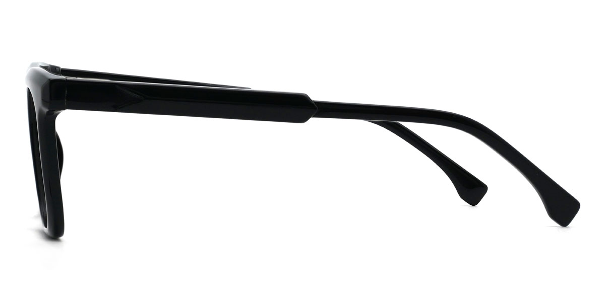 Black Fahd Glasses - Rectangle Glasses