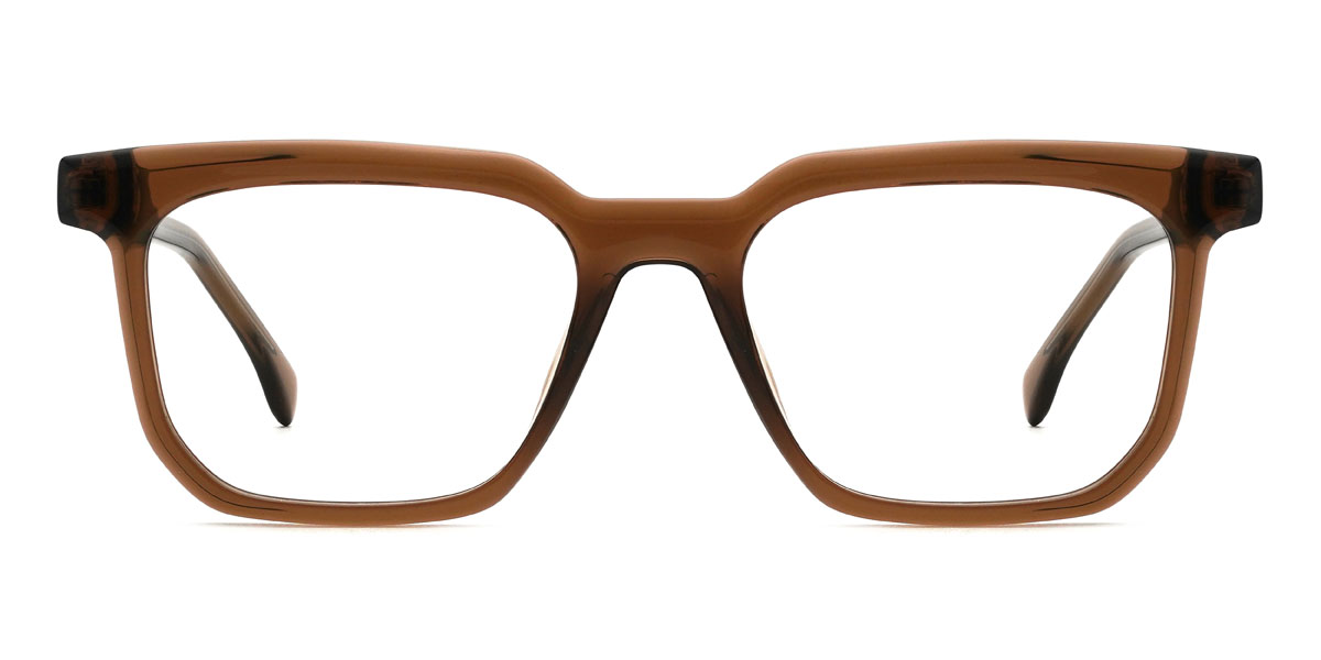 Brown Fahd Glasses - Rectangle Glasses