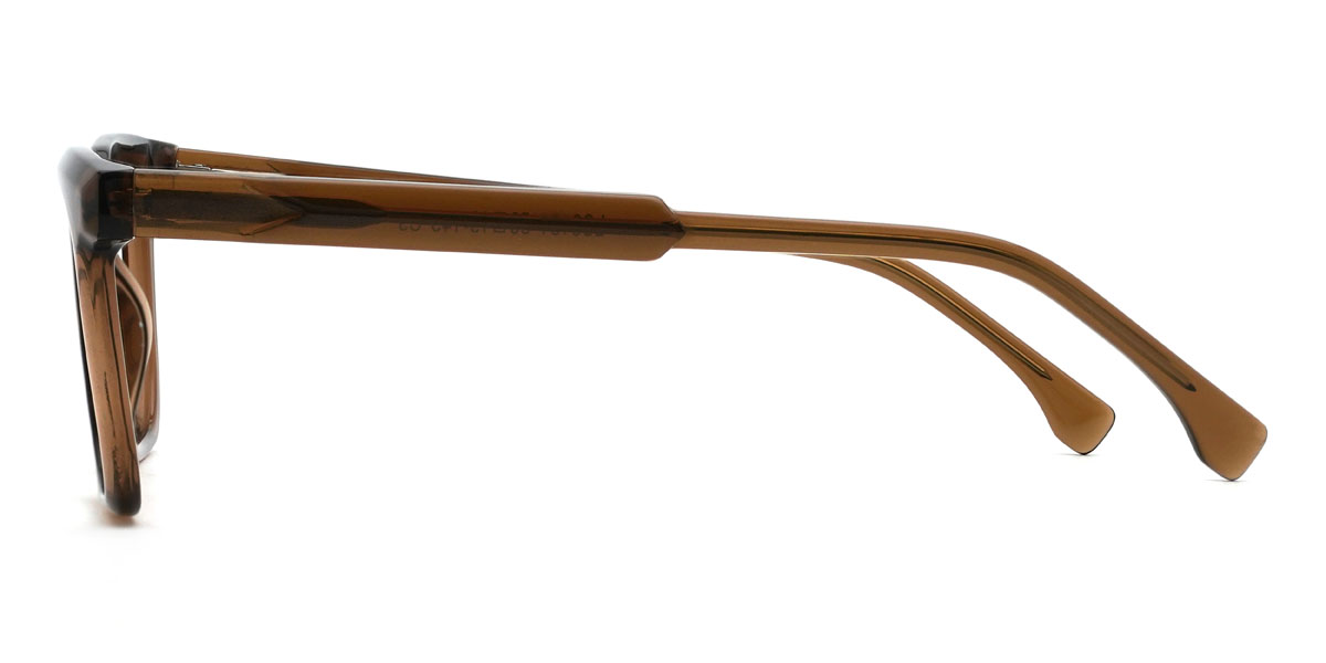 Brown Fahd Glasses - Rectangle Glasses