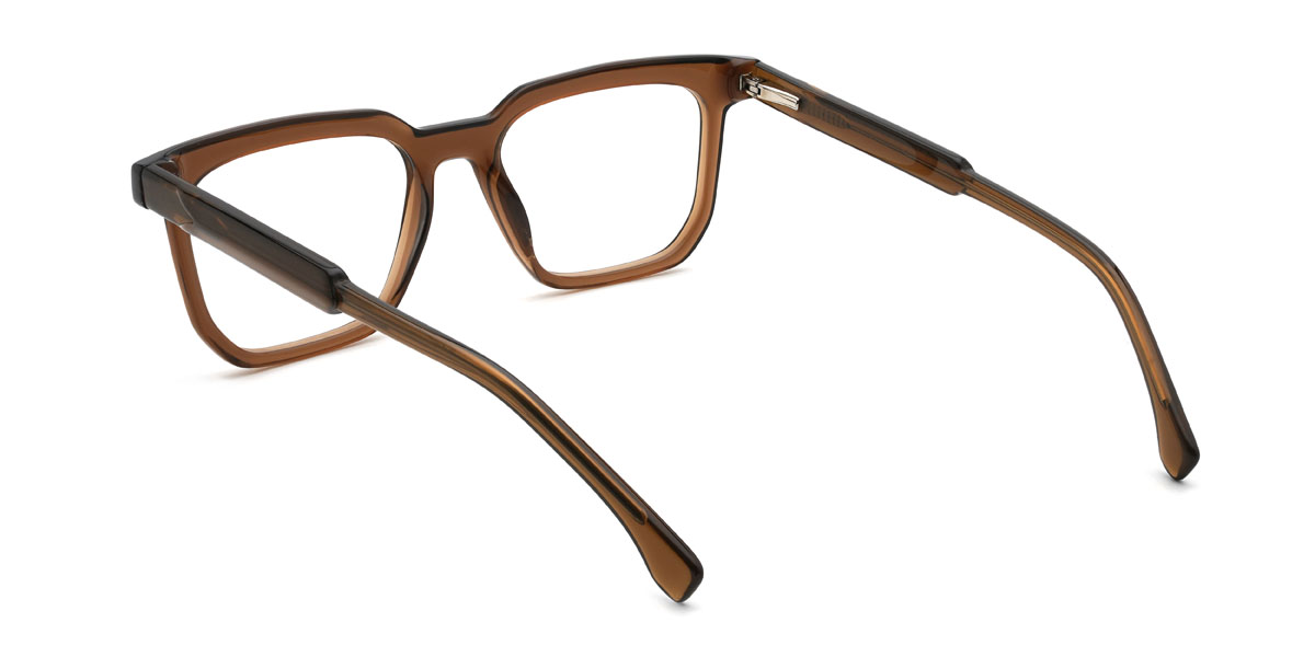 Brown Fahd Glasses - Rectangle Glasses