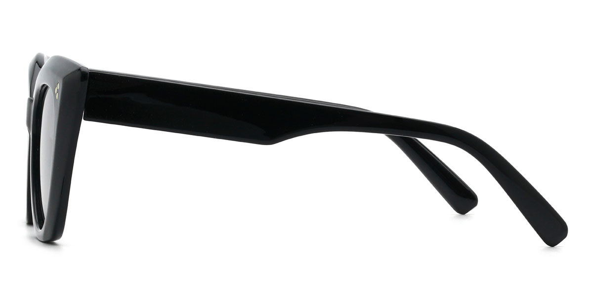 Black Grey Junaid Glasses - Cat Eye Sunglasses