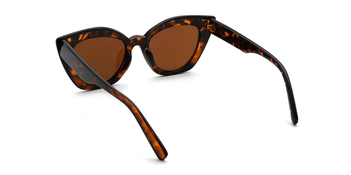 Teknősbéka barna Junaid Szemüveg - Cat Eye Sunglasses
