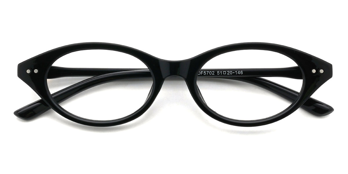Fekete Karlo Szemüveg - Oval Glasses