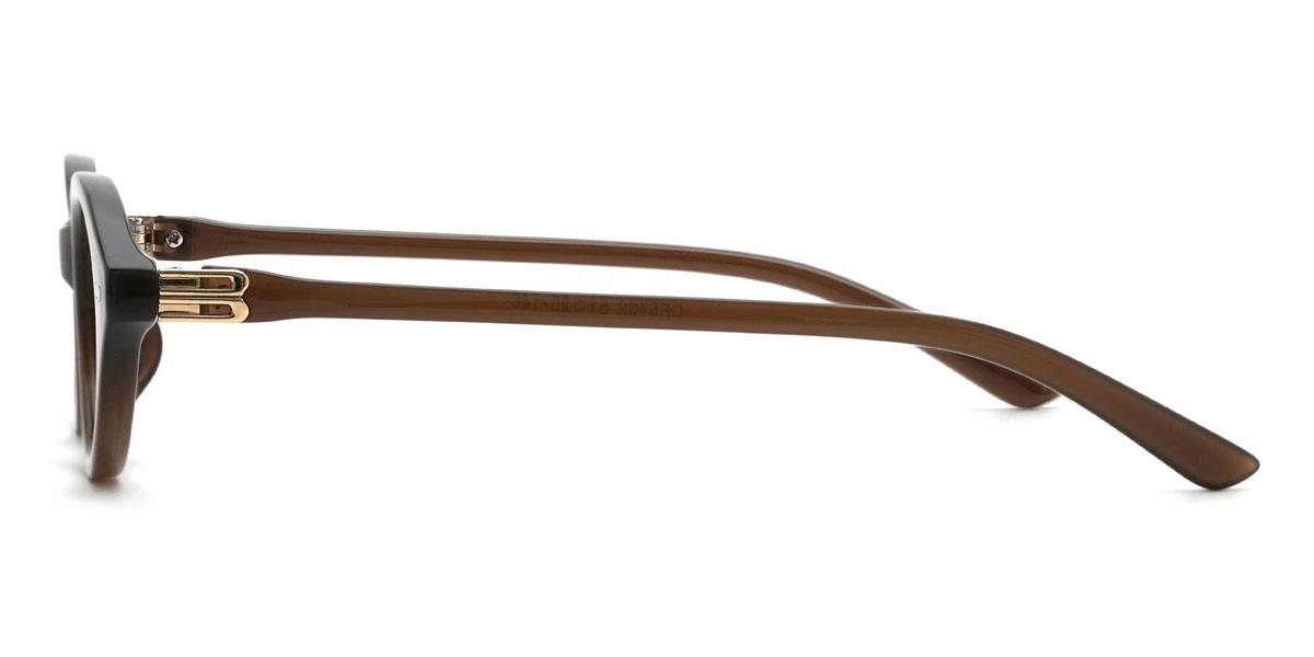 Brown Karlo Glasses - Oval Glasses