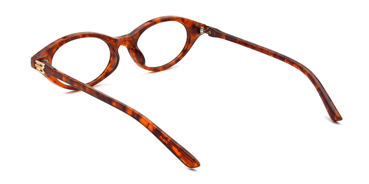 Tortoiseshell Karlo Glasses - Oval Glasses