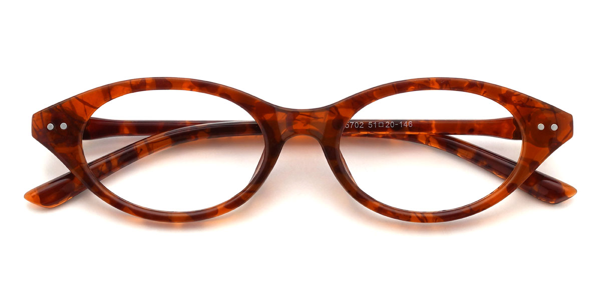 Tortoiseshell Karlo Glasses - Oval Glasses