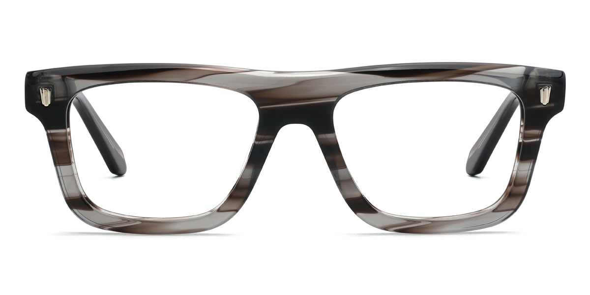 Black Tortoiseshell Charlize Glasses - Rectangle Glasses