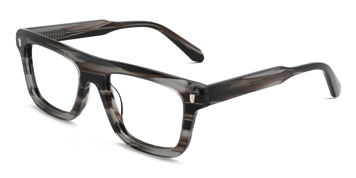 Black Tortoiseshell Charlize Glasses - Rectangle Glasses