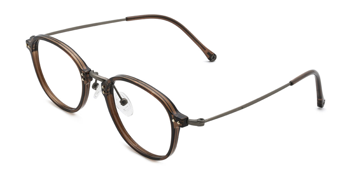 Braun Delilah Brille - Oval Glasses