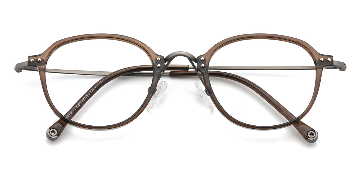 Braun Delilah Brille - Oval Glasses