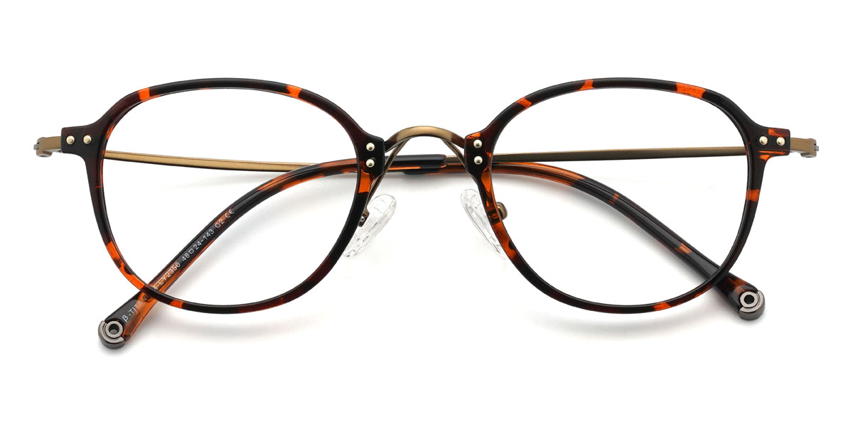 Tortoiseshell Delilah Glasses - Oval Glasses
