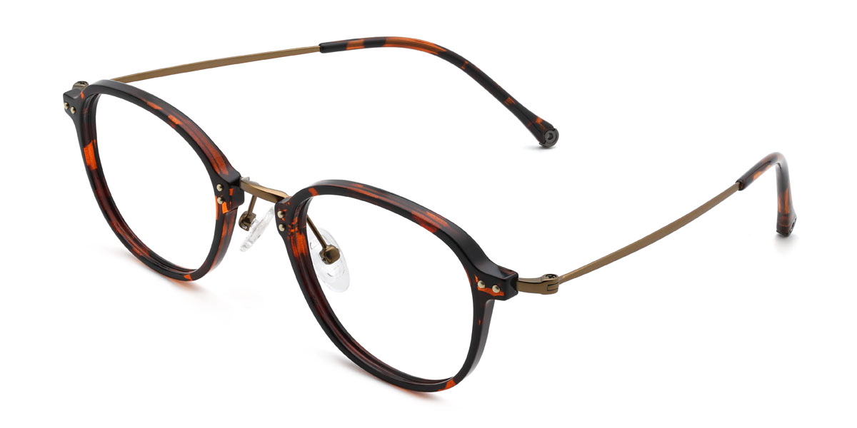 Tortoiseshell Delilah Glasses - Oval Glasses