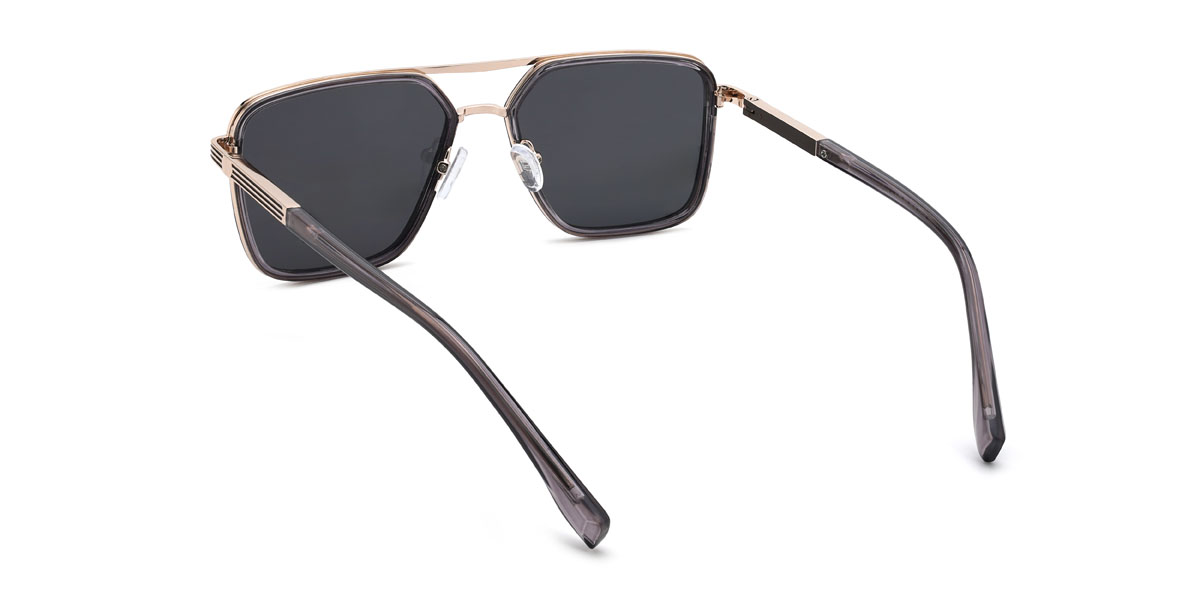 Grey Grey Brandt Glasses - Aviator Sunglasses
