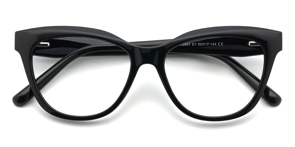 Black Avelina Glasses - Cat Eye Glasses