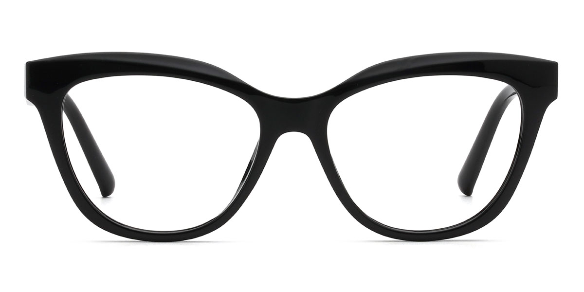 Black Avelina - Cat Eye Glasses