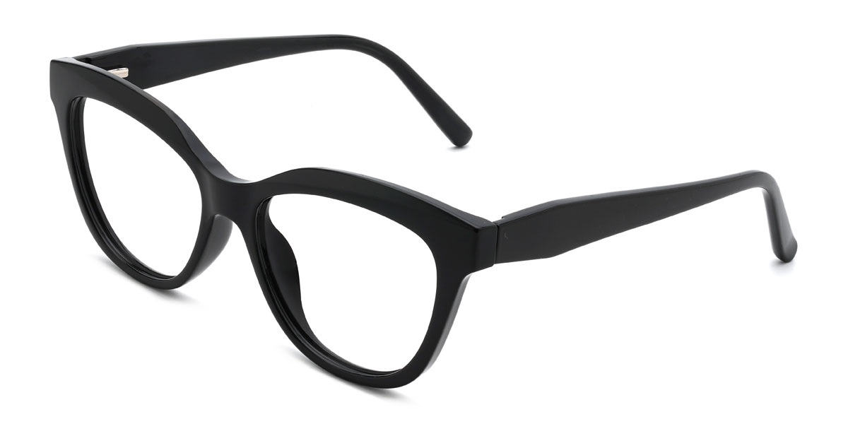 Black Avelina Glasses - Cat Eye Glasses