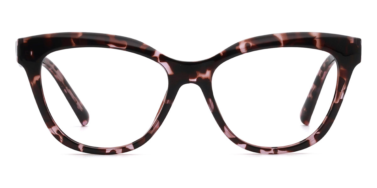 Rosa Schildpatt Avelina - Cat Eye Glasses