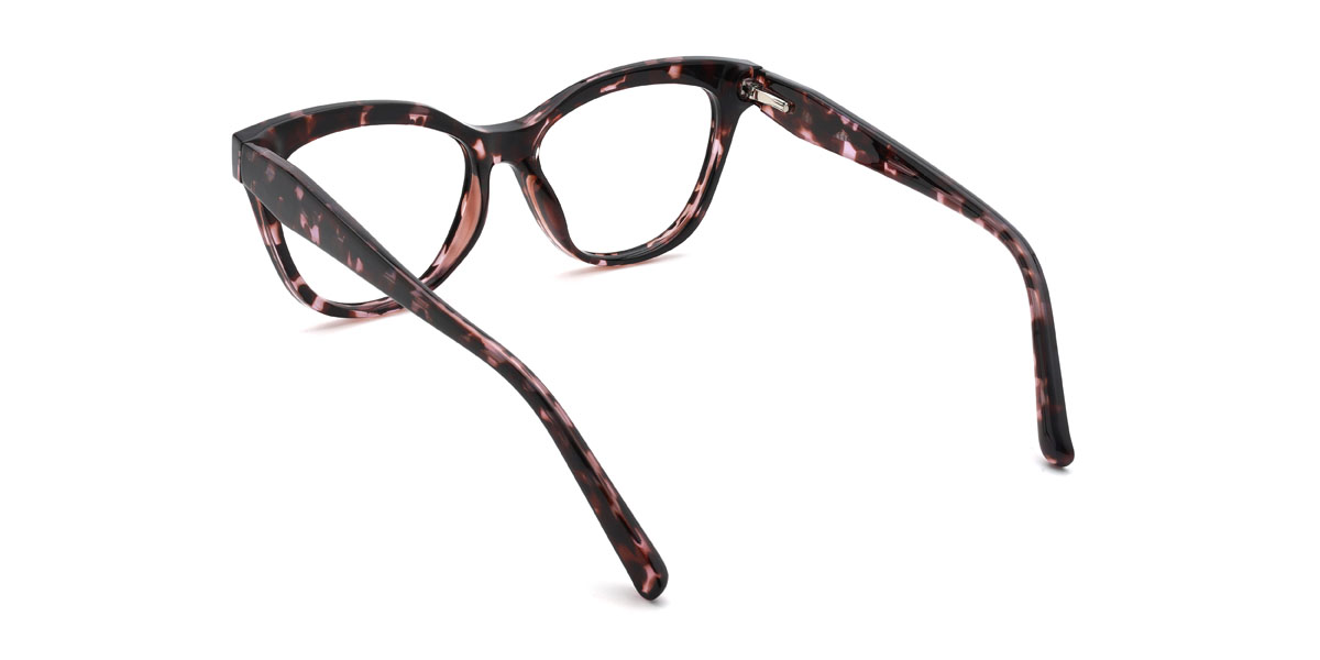 Rosa Schildpatt Avelina Brille - Cat Eye Glasses
