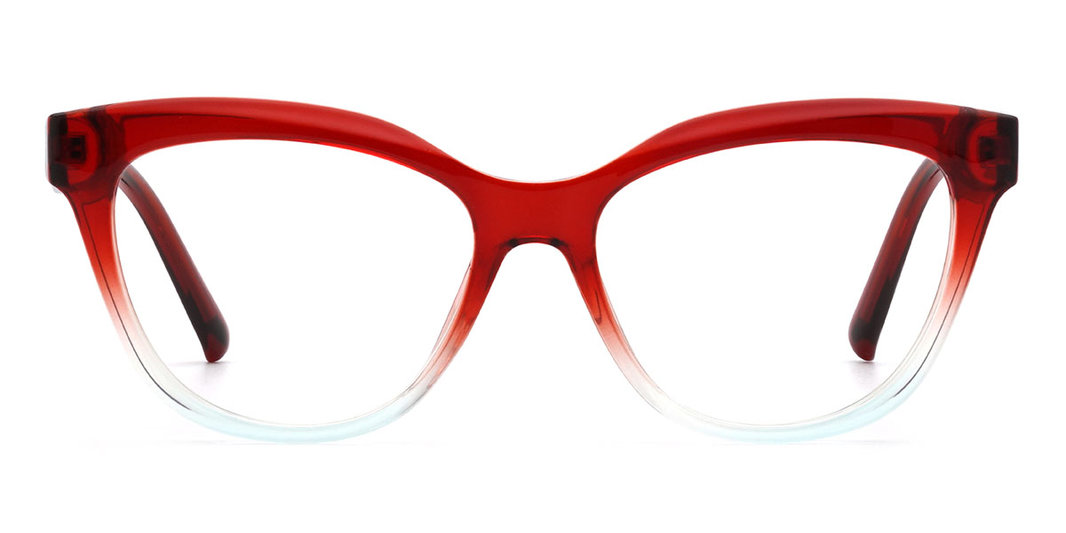 Red Blue Avelina Glasses - Cat Eye Glasses