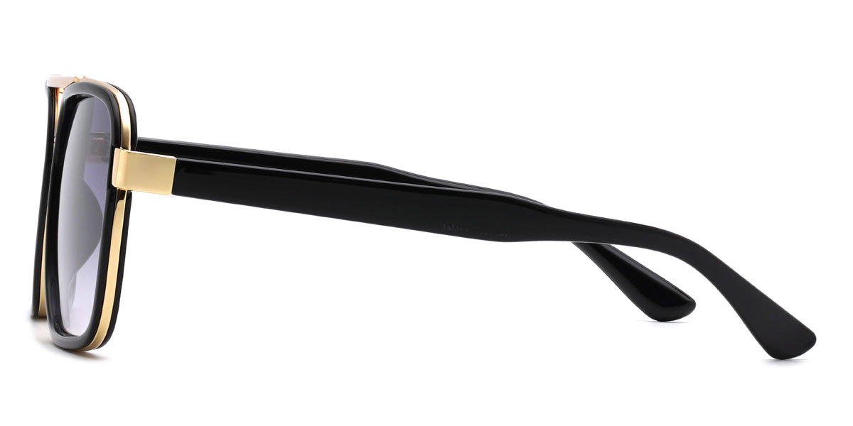 Schwarz Graduiert Lila Gracey Brille - Aviator Sunglasses