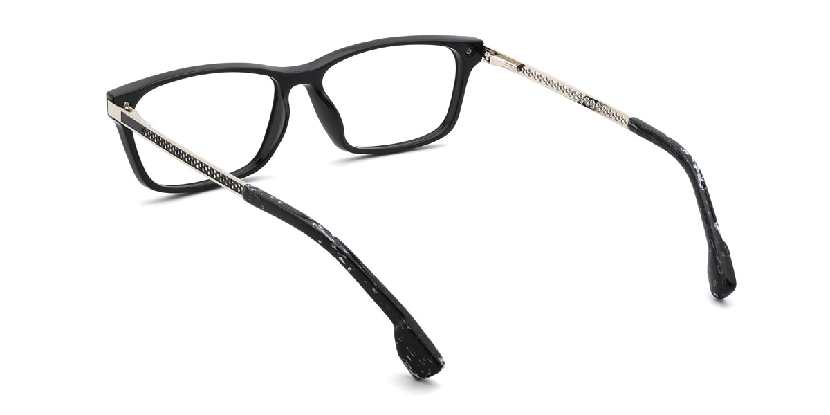 Black Mirella Glasses - Rectangle Glasses