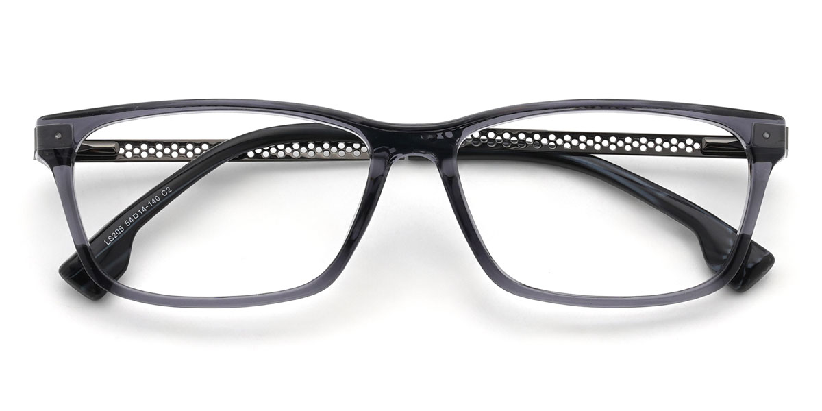 Grey Mirella Glasses - Rectangle Glasses