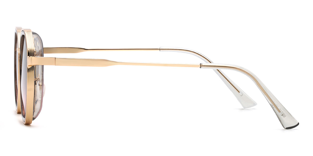 Arany lila rózsaszín Siddhi Szemüveg - Oval Sunglasses