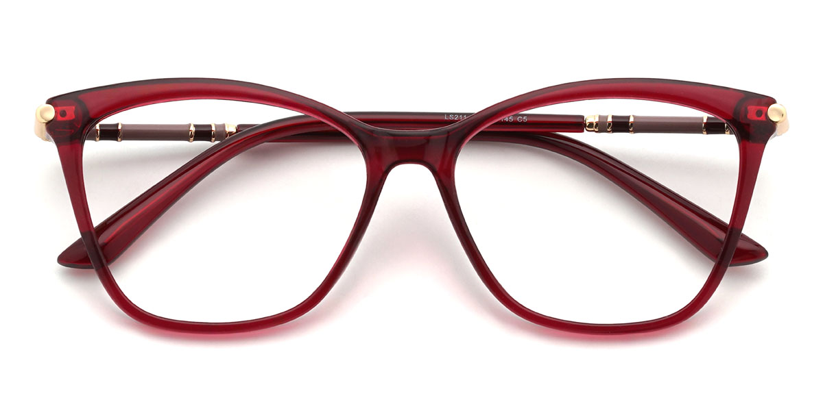 Wine Tulip Glasses - Cat Eye Glasses
