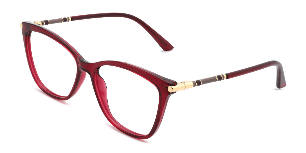 Wine Tulip Glasses - Cat Eye Glasses