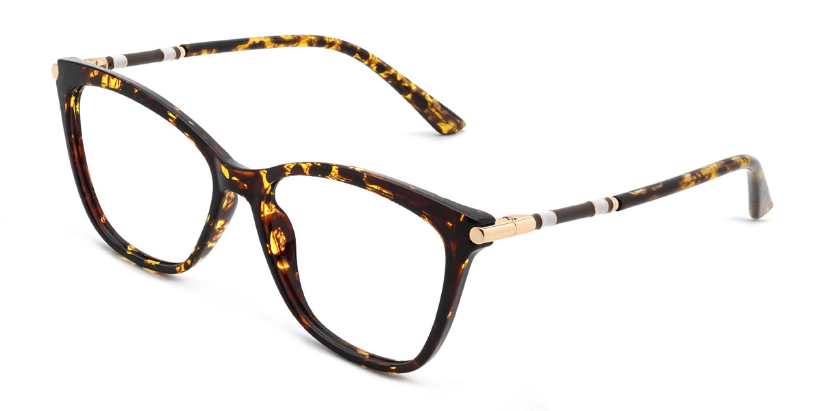 Tortoiseshell Tulip Glasses - Cat Eye Glasses