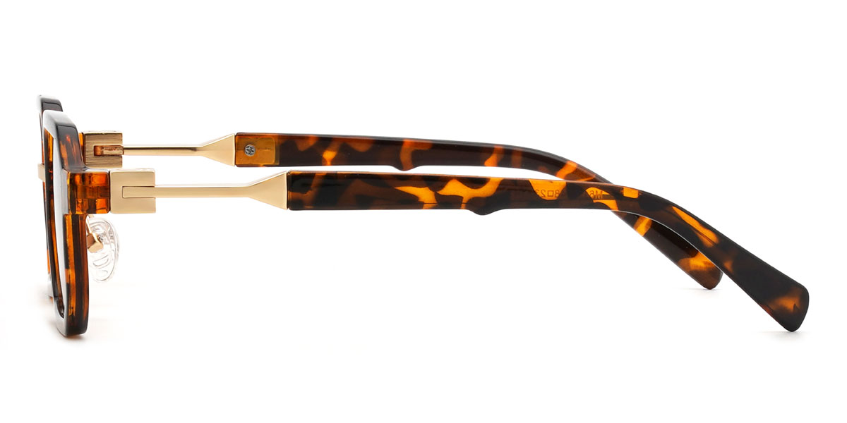 Tortoiseshell Gradual Brown Gargi Glasses - Rectangle Sunglasses