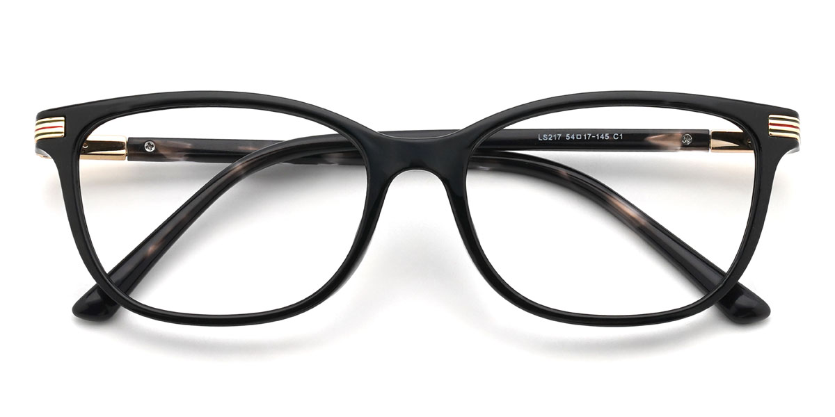 Black Savana Glasses - Rectangle Glasses