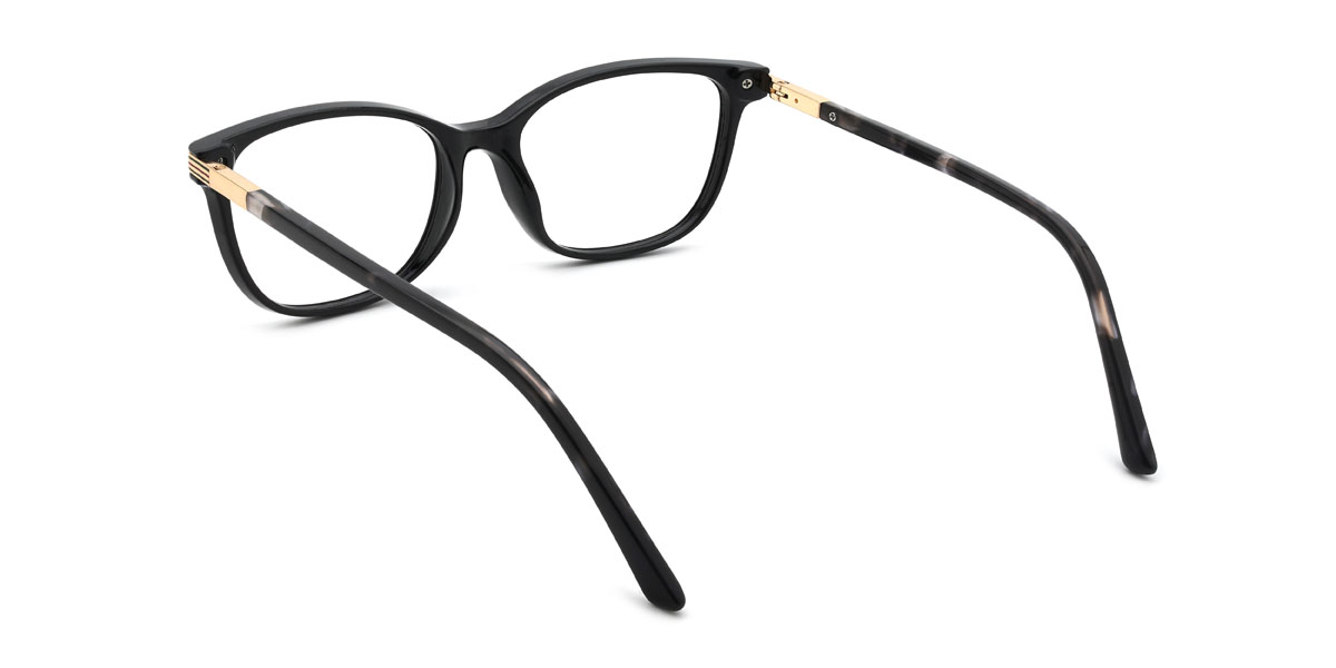 Black Savana Glasses - Rectangle Glasses