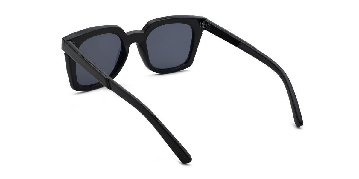 Fekete szürke Antoinette Szemüveg - Square Sunglasses