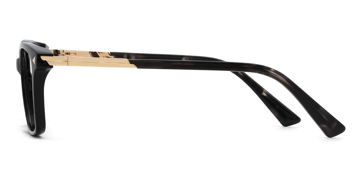 Black Devine Glasses - Rectangle Glasses