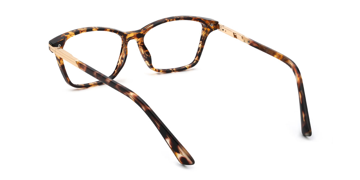 Tortoiseshell Devine Glasses - Rectangle Glasses